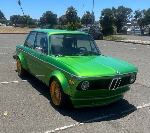 1974 BMW 2002 TII Rebuilt 4-Cyl, Air Suspension, Gold Mesh...