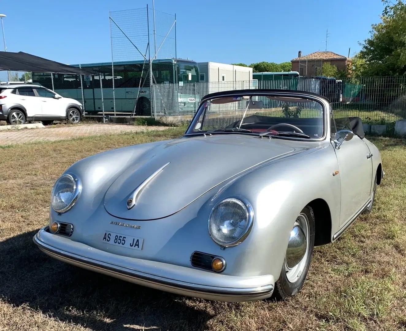 1959 Porsche 356 ASI Gold Plate, Factory Wind Deflector,...