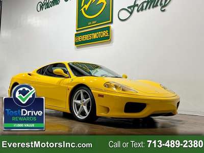 1999 Ferrari 360 COUPE RWD 3.6L V8 YELLOW McIntosh