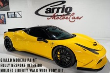 2011 Ferrari 458 Italia MOLDED LIBERTY WALK WIDE BODY KIT!  Giallo Modena paint,