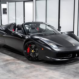 2012 Ferrari 458 spider rwd