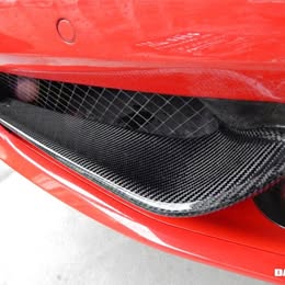 2010-2015 Ferrari 458 Coupe & Spider Carbon Fiber Front Canards