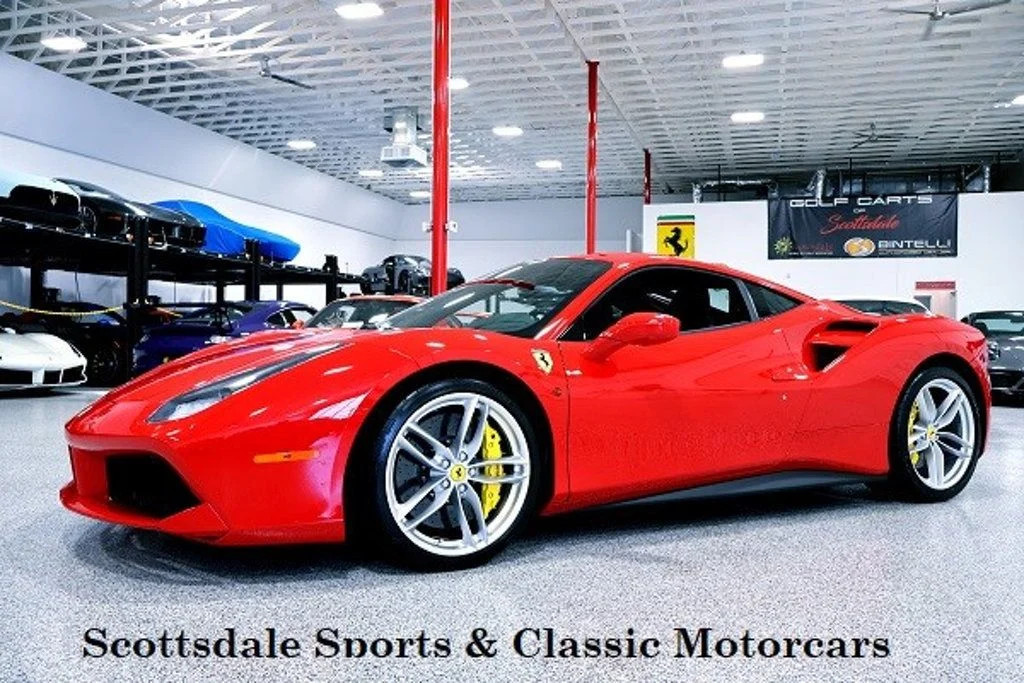 2018 Ferrari 488 ROSSO CORSA...5,920 Miles...GOLDRAKE Race...