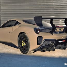 2015-2020 Ferrari 488 GTB & Spider Challenge Evo Modena Style Side Skirts