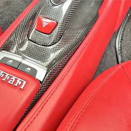 2015-2020 Ferrari 488 GTB & Spider Dry Carbon Fiber Bridge Support & Windows Switches Panel