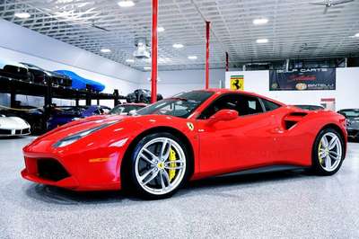 2018 Ferrari 488 ROSSO CORSA...5,920 Miles...GOLDRAKE Race...
