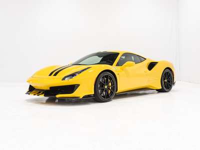 2019 Ferrari 488 Giallo Modena Black Stripe Only 3k Miles...