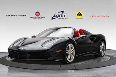 2018 Ferrari 488 Front Lift Shields Carbon Fiber S/W +...