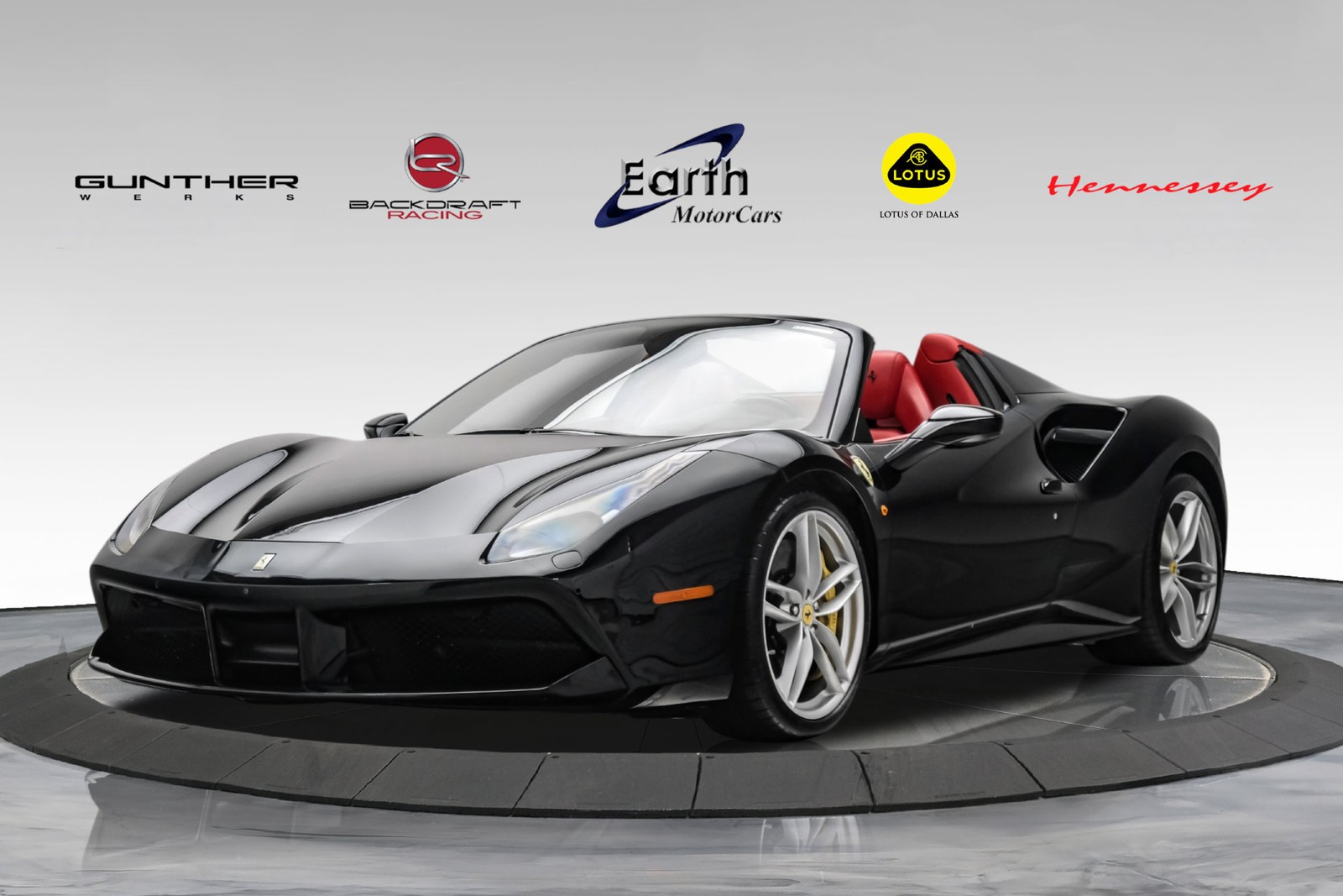 2018 Ferrari 488 Front Lift Shields Carbon Fiber S/W +...
