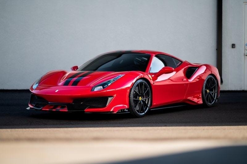 2019 Ferrari 488 Hot Spec Two Tone Stripe Racing Seat...