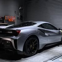 2015-2020 Ferrari 488 GTB Pista Style Rear Bumper & Wing