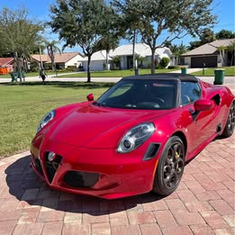 2019 Alfa Romeo 4C - Convertible 2D