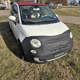 2012 Fiat 500 Convertible 5 speed stick shift.