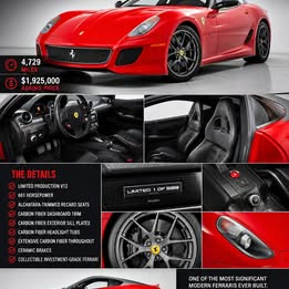 2007 Ferrari 599 GTB Fiorano - Coupe 2D