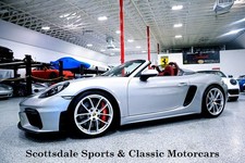 2023 Porsche 718 SPYDER Manual GT SILVER...3,513 Miles...Rare 6sp Manual
