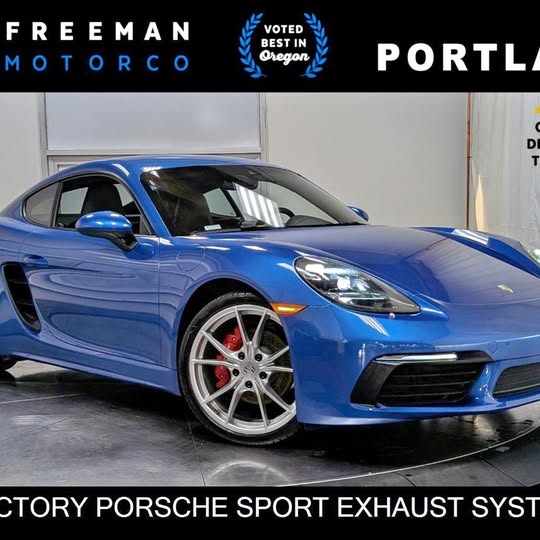 2018 Porsche 718 Cayman S