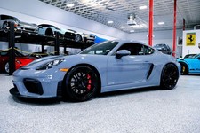 2023 Porsche 718 GT4 MANUAL ARCTIC GREY...5,355 Miles...Rare 6sp Manual