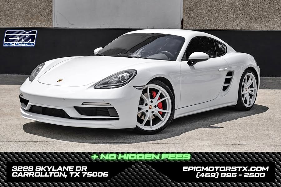 2018 Porsche 718 Cayman S Coupe 2D