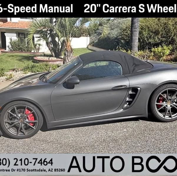 2017 Porsche 718 Boxster S