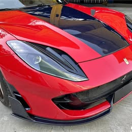 2018-UP Ferrari 812 Superfast & GTS MSY Style DRY Carbon Fiber Hood