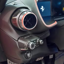 2017-2026 Ferrari 812 Superfast & GTS OE Style Dry Carbon Fiber Control Panel Replacement