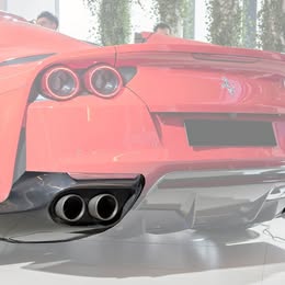 2017-2026 Ferrari 812 Superfast & GTS OE Style Dry Carbon Fiber Rear Side Diffuser