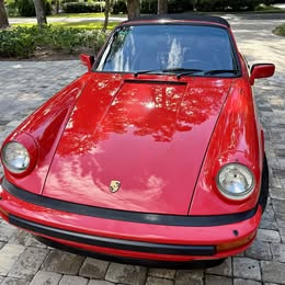 1986 Porsche carrera (911) cabriolet