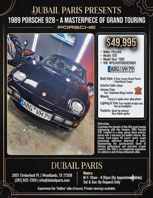 1989 Porsche 928 - GTS Coupe 2D