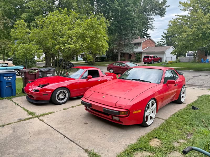 1985 LS SWAPPED PORSCHE 944 .
