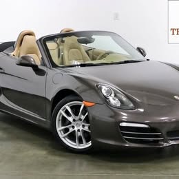 2013 Porsche Boxster Convertible 2D