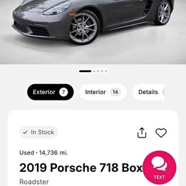 2019 Porsche 718 Boxster