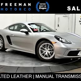 2022 Porsche 718 Cayman T 6 SPEED MANUAL GT SILVER