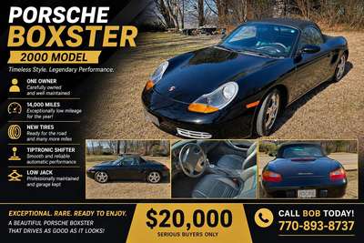 2000 Porsche Boxster - Black Edition Roadster 2D
