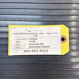 1997-2002 Porsche Boxster 986 Convertible Top Soft Roof Cover Assembly OEM *NOTE