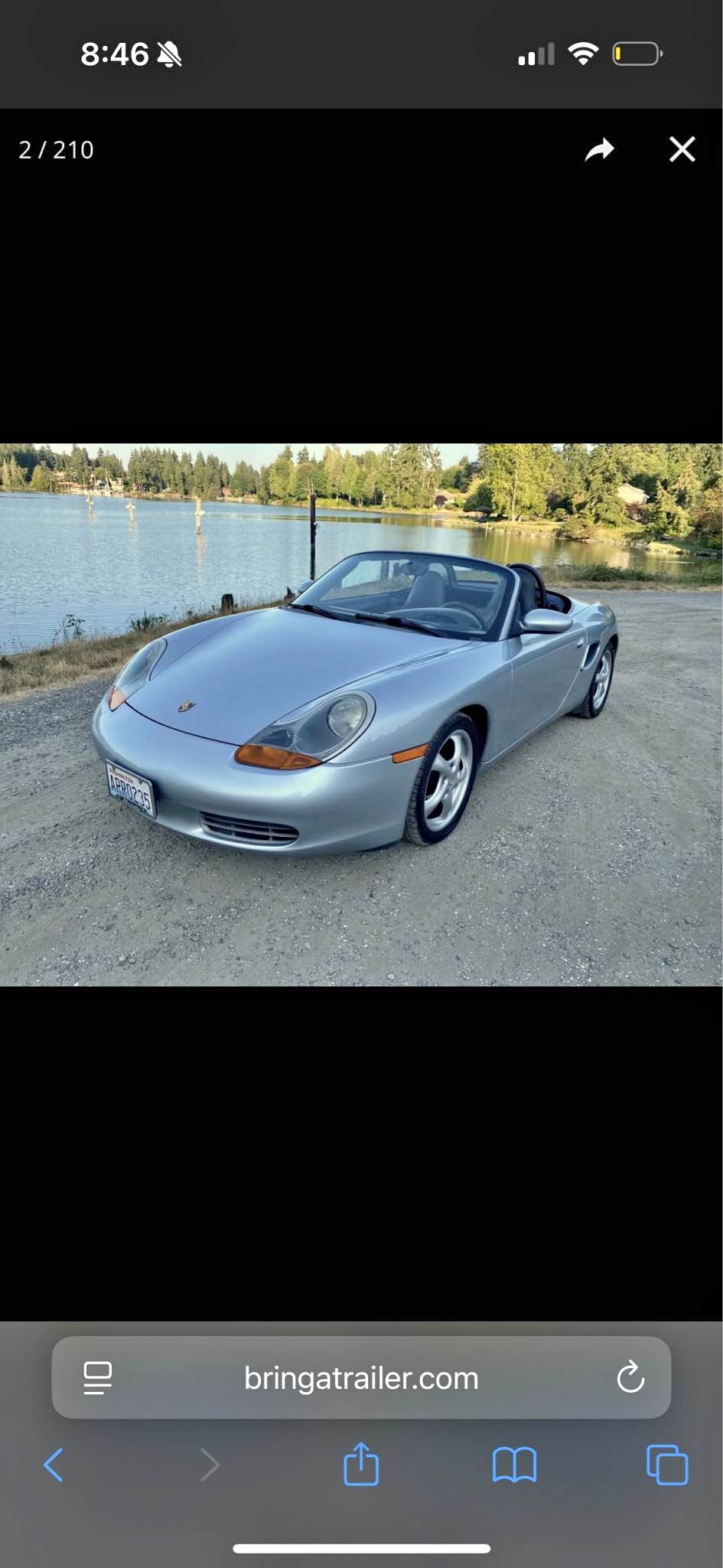2000 Porsche Boxster - Limited Edition Convertible 2D