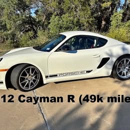 2012 Porsche cayman r