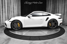 2023 Porsche 911 Turbo S Coupe Only 14k Miles White / Black PDK Factory
