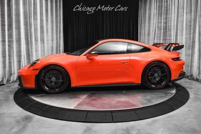2022 Porsche 911 Lava Orange Carbon Roof & Mirrors Chrono...
