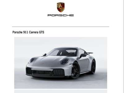 2025 Porsche 911 - Carrera GTS Coupe 2D