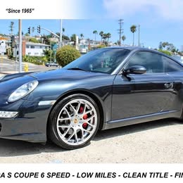 2007 Porsche 911 Carrera S Coupe 6 Speed
