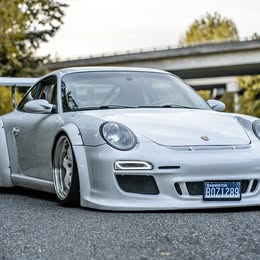 2007 Porsche widebody 911 carrera coupe 2d