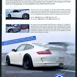 2008 Porsche 911 Gt3 Car Photo Farnbacher Loles Vintage Print Ad