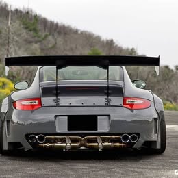 2009-2012 Porsche 911 997 Turbo S DE Style Trunk Spoiler