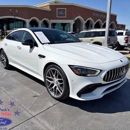 2023 Mercedes-Benz AMG GT 43 | MANUFAKTUR Diamond White | Red Interior | 4MATIC | $65,000