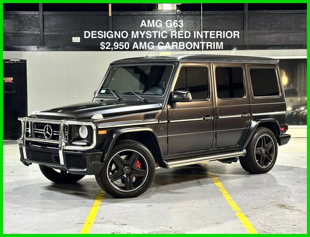 2016 Mercedes-Benz G-Class G 63 AMG - MATTE BLACK WRAP -...