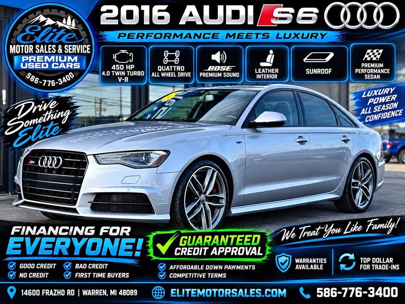 2016 Audi S6 - Premium Plus Sedan 4D