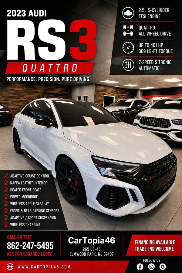 2023 Audi RS3 - Sedan 4D