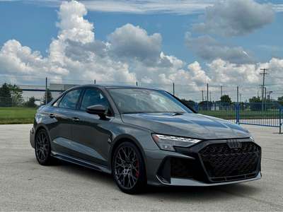 2025 Audi RS3 Daytona Grey Pearl Mint
