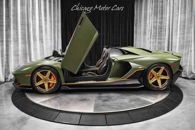 2022 Lamborghini Aventador Ultimae Roadster Verde Turbine...