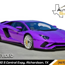 2018 Lamborghini Aventador S Base